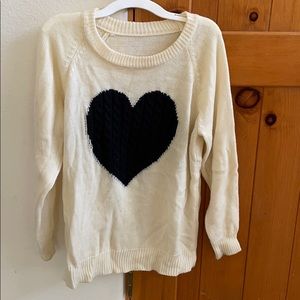 Heart sweater